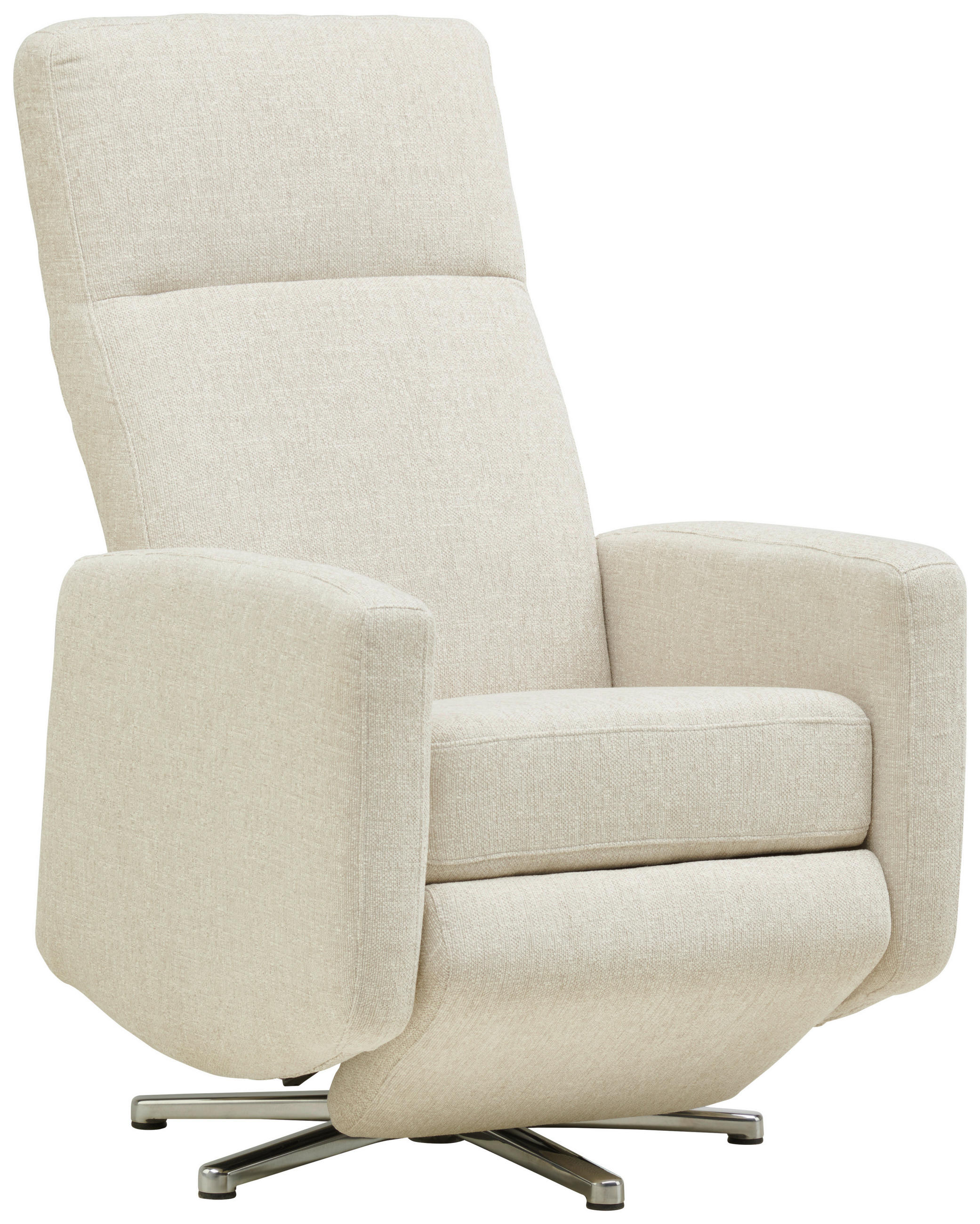 RELAXSESSEL Chenille Rücken echt    - Alufarben/Naturfarben, Design, Textil/Metall (72/109/78cm) - Sedda