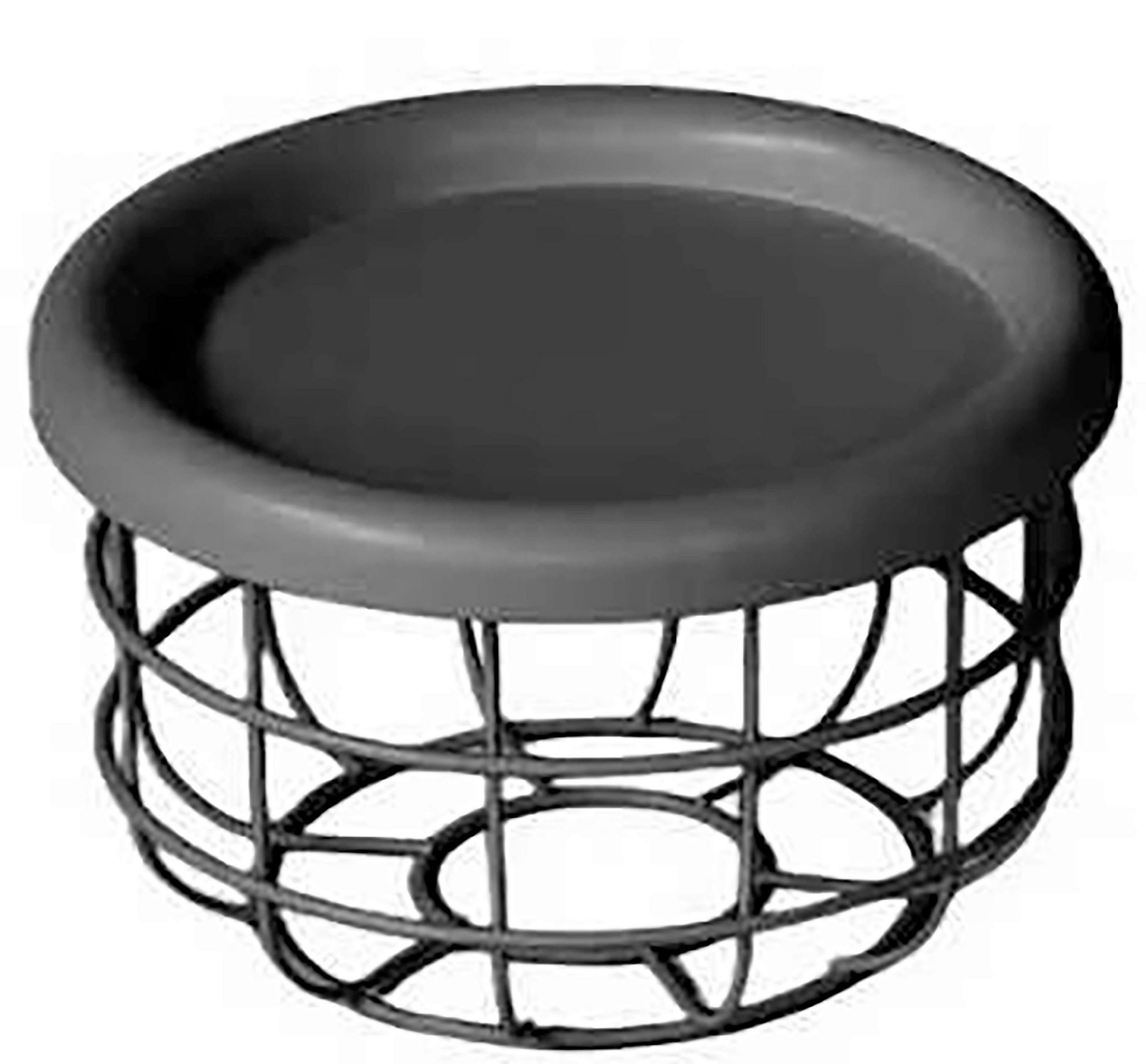 Masă Auxiliară din metal, material pe bază de lemn,