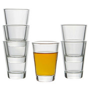 GLÄSERSET 6-teilig - Klar, Glas (15,3/7,4/10,4cm) - LEONARDO