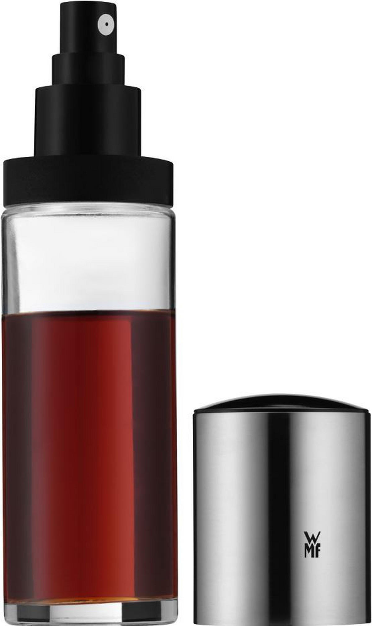 ESSIG-/ÖL-MENAGE - Klar/Edelstahlfarben, Design, Glas/Kunststoff (4,5/17cm) - WMF