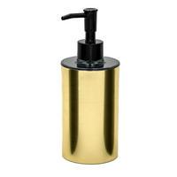 SEIFENSPENDER Kunststoff  - Goldfarben, Basics, Kunststoff (7,3/18,3/7,3cm) - Sadena