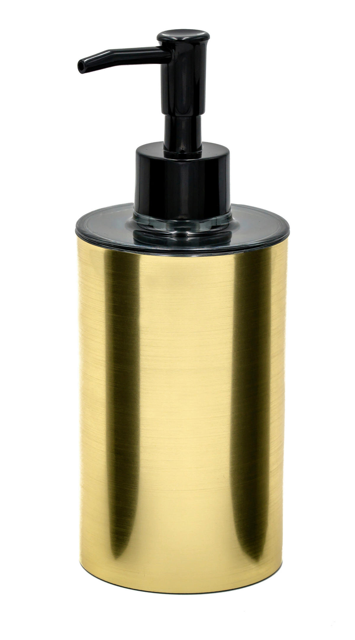 SEIFENSPENDER Kunststoff  - Goldfarben, Basics, Kunststoff (7,3/18,3/7,3cm) - Sadena