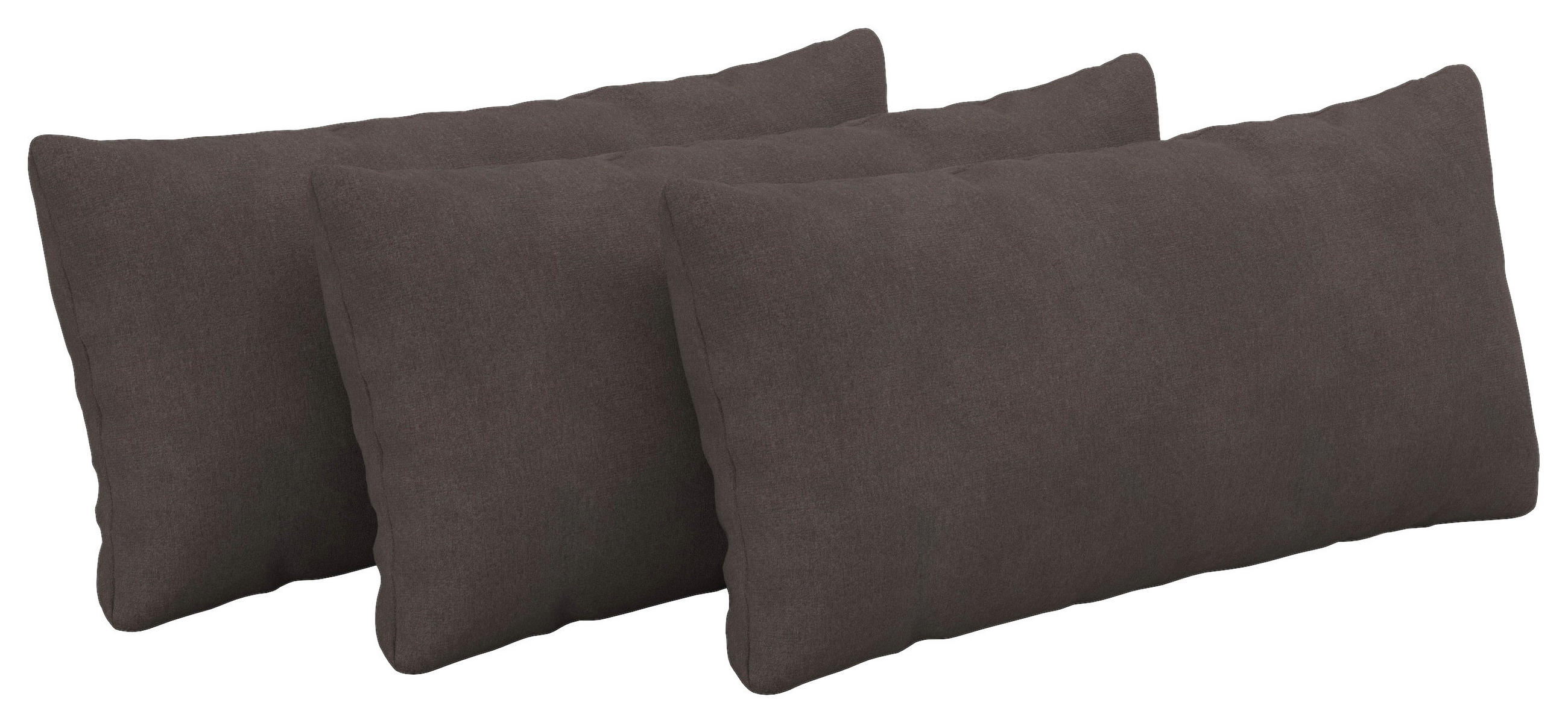 ZIERKISSEN ZOE E 3-teilig 60/30 cm  - Graphitfarben, KONVENTIONELL, Textil (60/30cm) - Sit & More