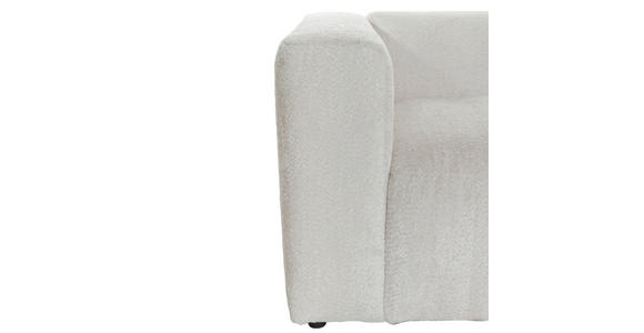 BIGSOFA Chenille Creme - Creme/Schwarz, MODERN, Kunststoff/Textil (228/66/111cm) - Carryhome