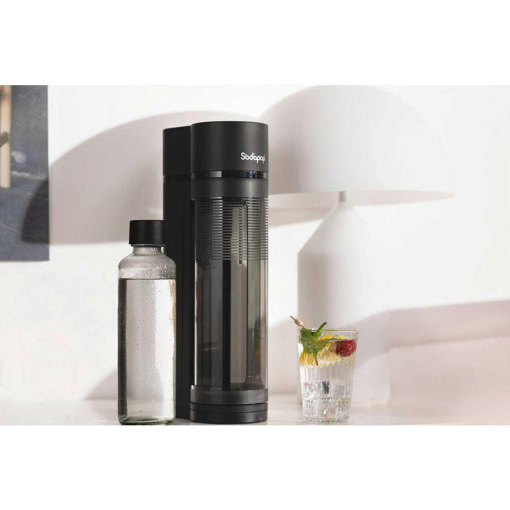 Thumbnail - Sodapop Wassersprudler-Flasche Logan 2er Set, Transparent, Glas, 0,85 L, 8.3x28.5x8.3 cm, Lfgb, FSC Mix, Küchengeräte, W...