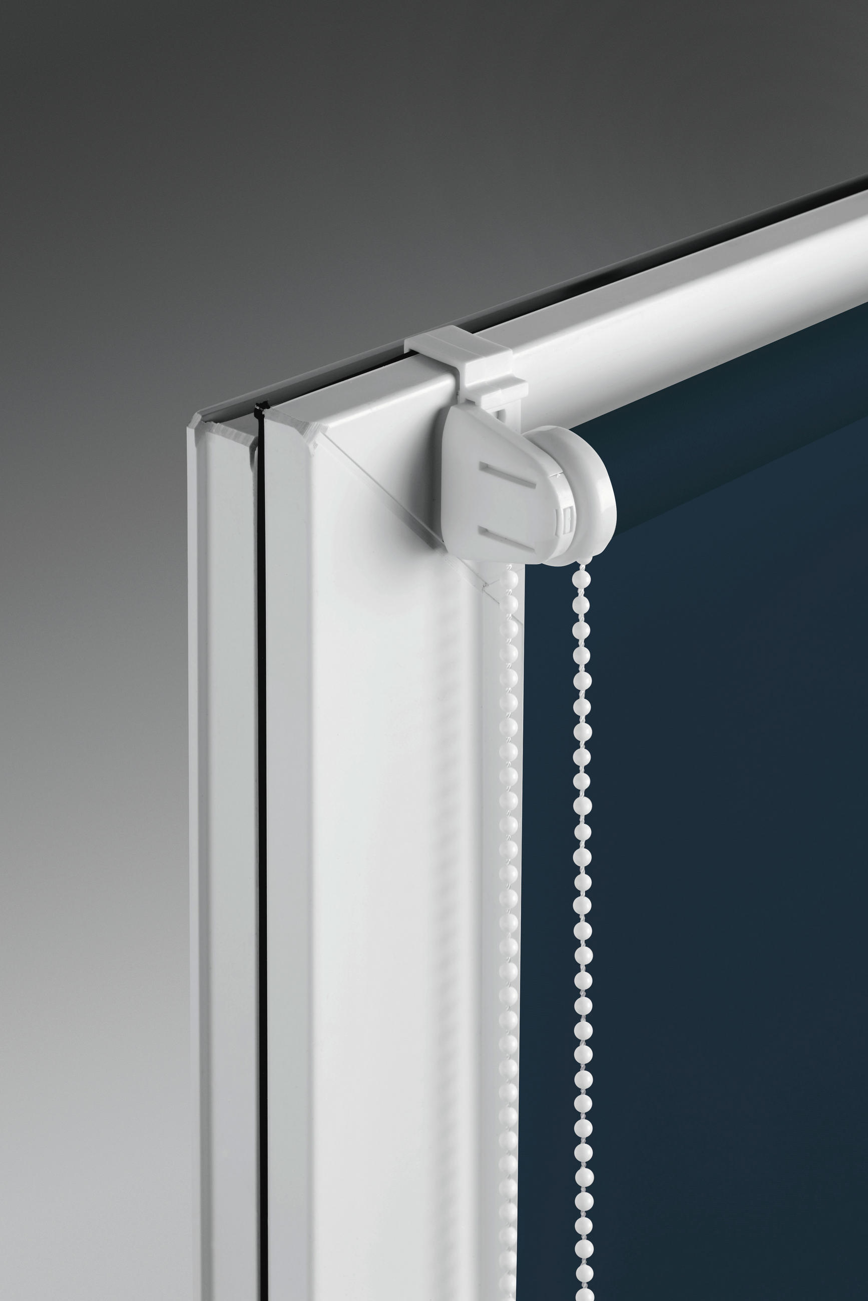 ROLLO  halbtransparent  100/160 cm    - Dunkelblau, Design, Textil (100/160cm)