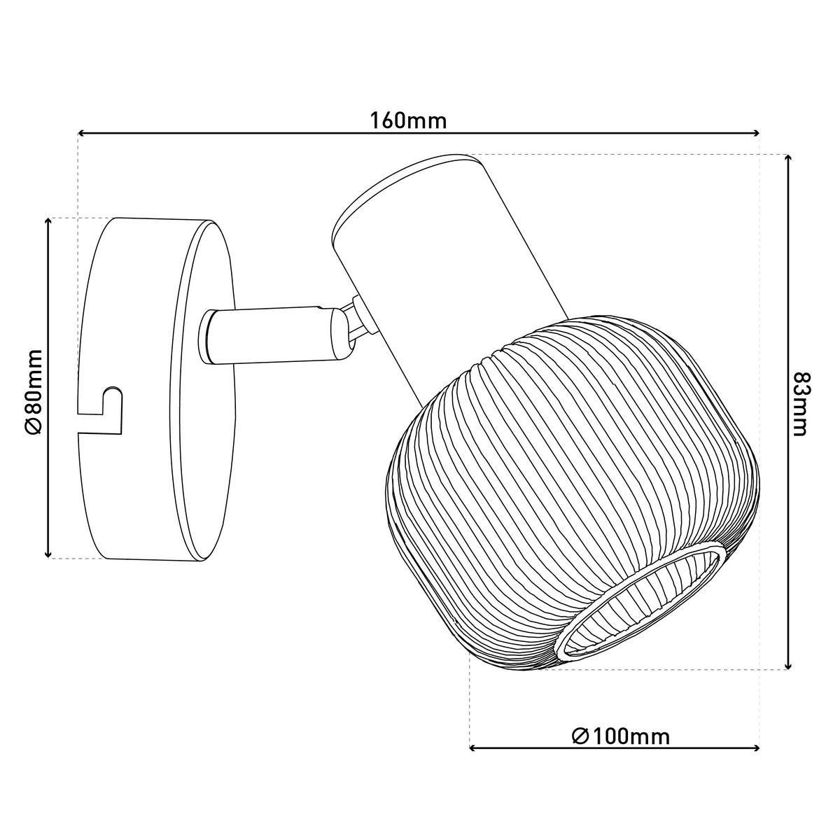 WANDLEUCHTE LEARTA 16/10/13,5 cm   - Messingfarben/Weiß, LIFESTYLE, Glas/Metall (16/10/13,5cm) - Näve