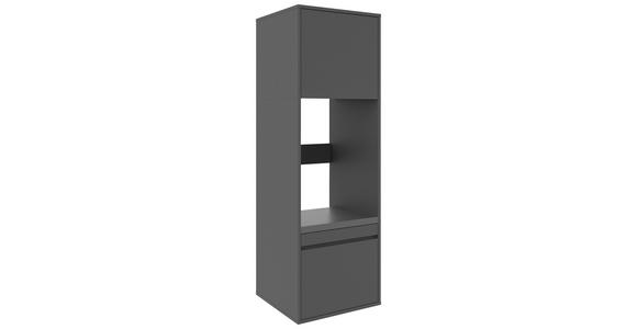 AUFSATZSCHRANK 67,5/58,2/67,5 cm - Anthrazit, Basics, Holzwerkstoff (67,5/58,2/67,5cm) - Xora