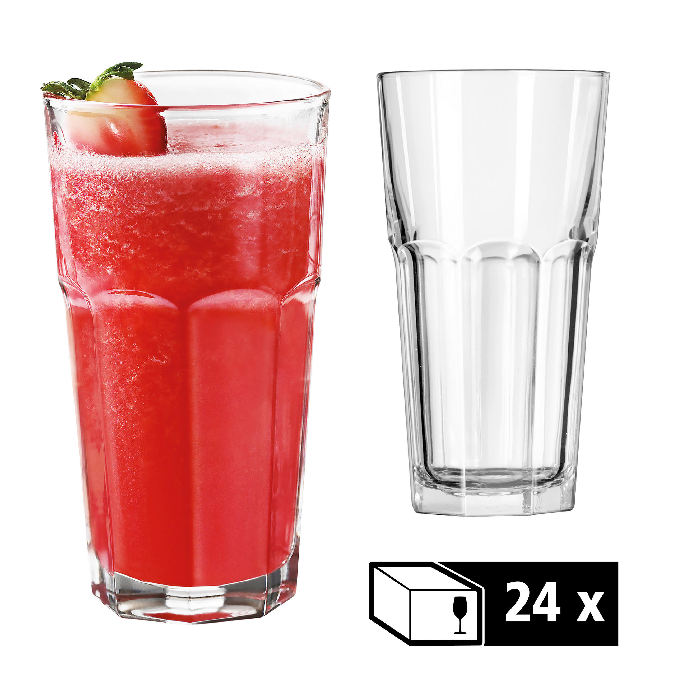 GLÄSERSET GIBRALTAR  24-teilig  - Klar, Basics, Glas (9,5/17cm)