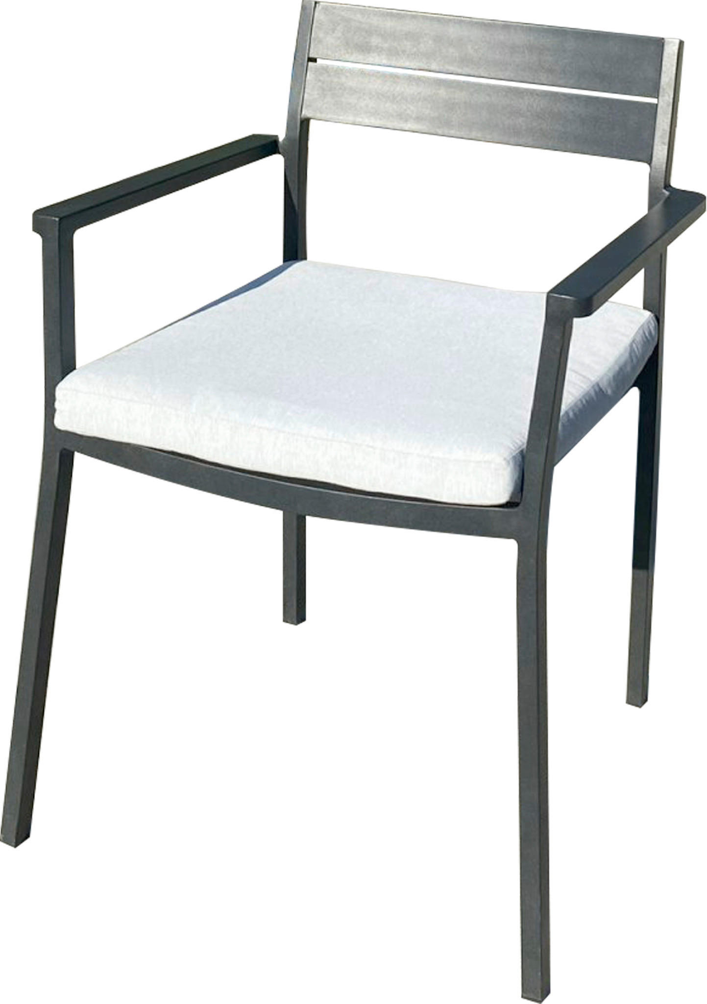 STOLICA VRTNA svijetlo siva metal - siva/svijetlo siva, Basics, metal (58/81/58cm) - Ambia Garden