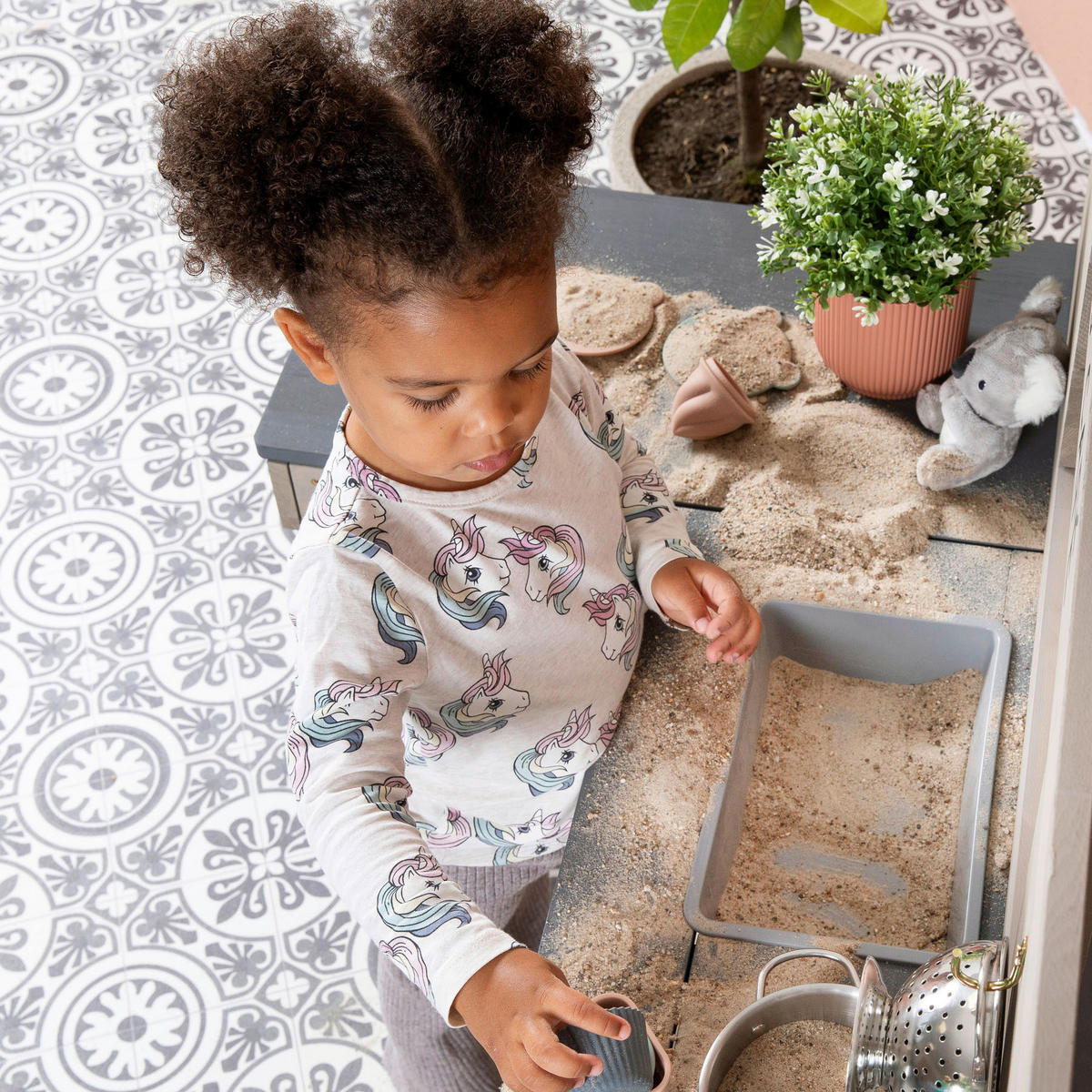 MATSCHKÜCHE Coffee Corner  - Altrosa, Basics, Holz (100/60/95cm) - MUDDY BUDDY