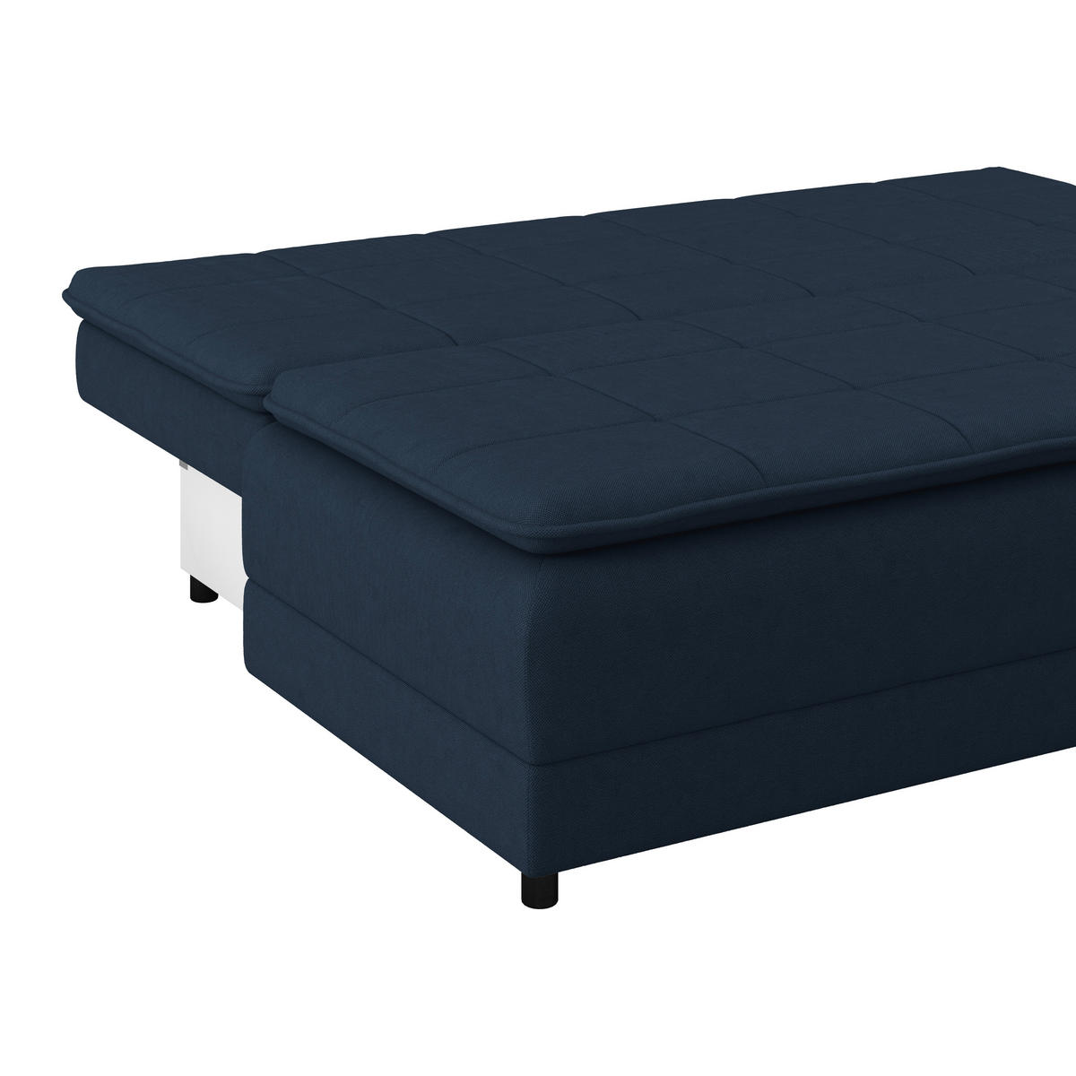 SCHLAFSOFA in Webstoff Dunkelblau  - Schwarz/Dunkelblau, Modern, Kunststoff/Textil (202/73-92/105cm) - MID.YOU