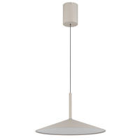 LED-HÄNGELEUCHTE Lampone 47,5/150 cm  - Sandfarben/Opal, Design, Kunststoff/Metall (47,5/150cm) - Globo