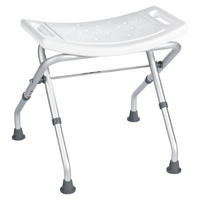 DUSCHHOCKER Metall, Kunststoff  - Weiß/Grau, Basics, Kunststoff/Metall (50/47-51/31cm)
