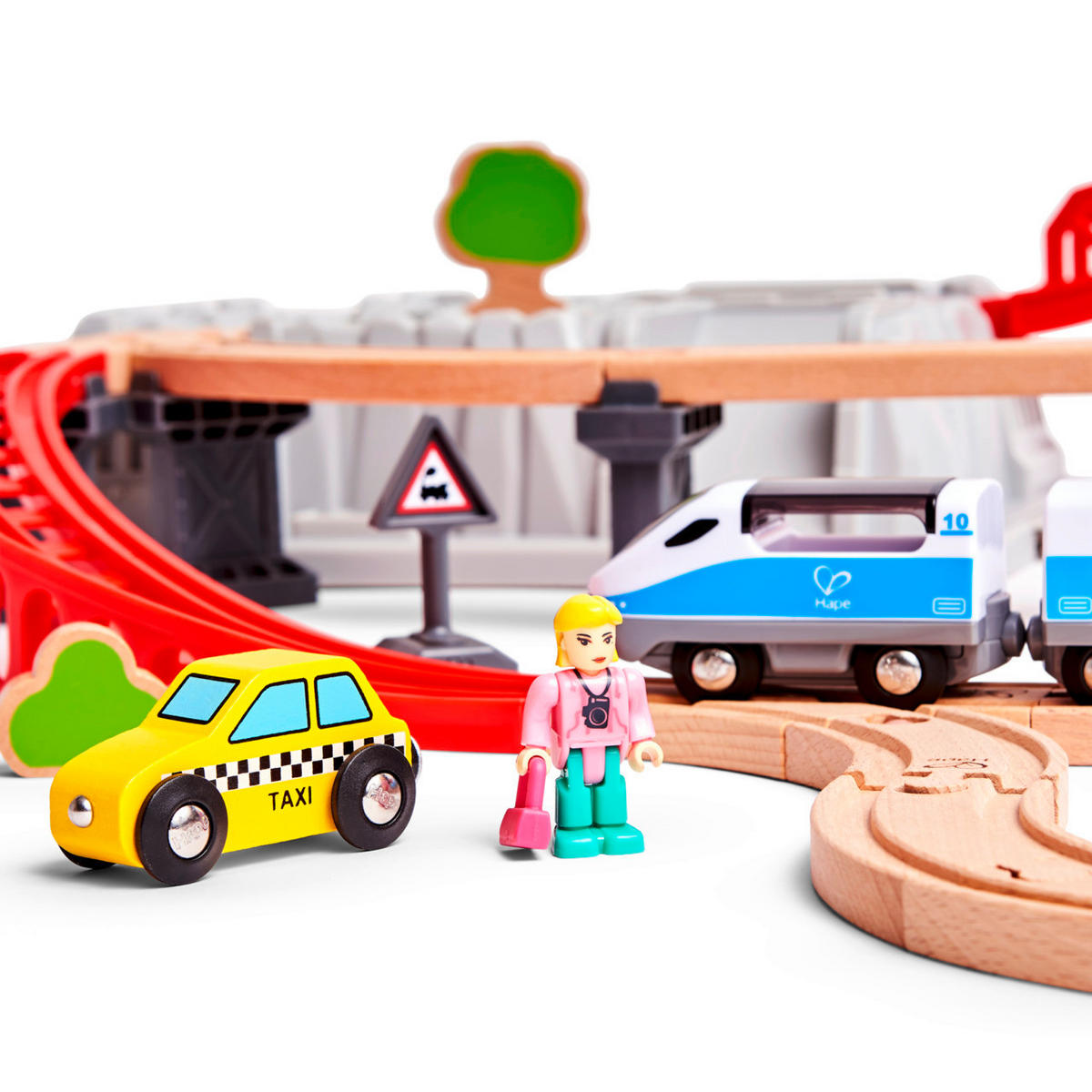 EISENBAHNZUBEHÖR - Multicolor, Basics, Holz/Holzwerkstoff (84,2/19,1/75,6cm) - Hape