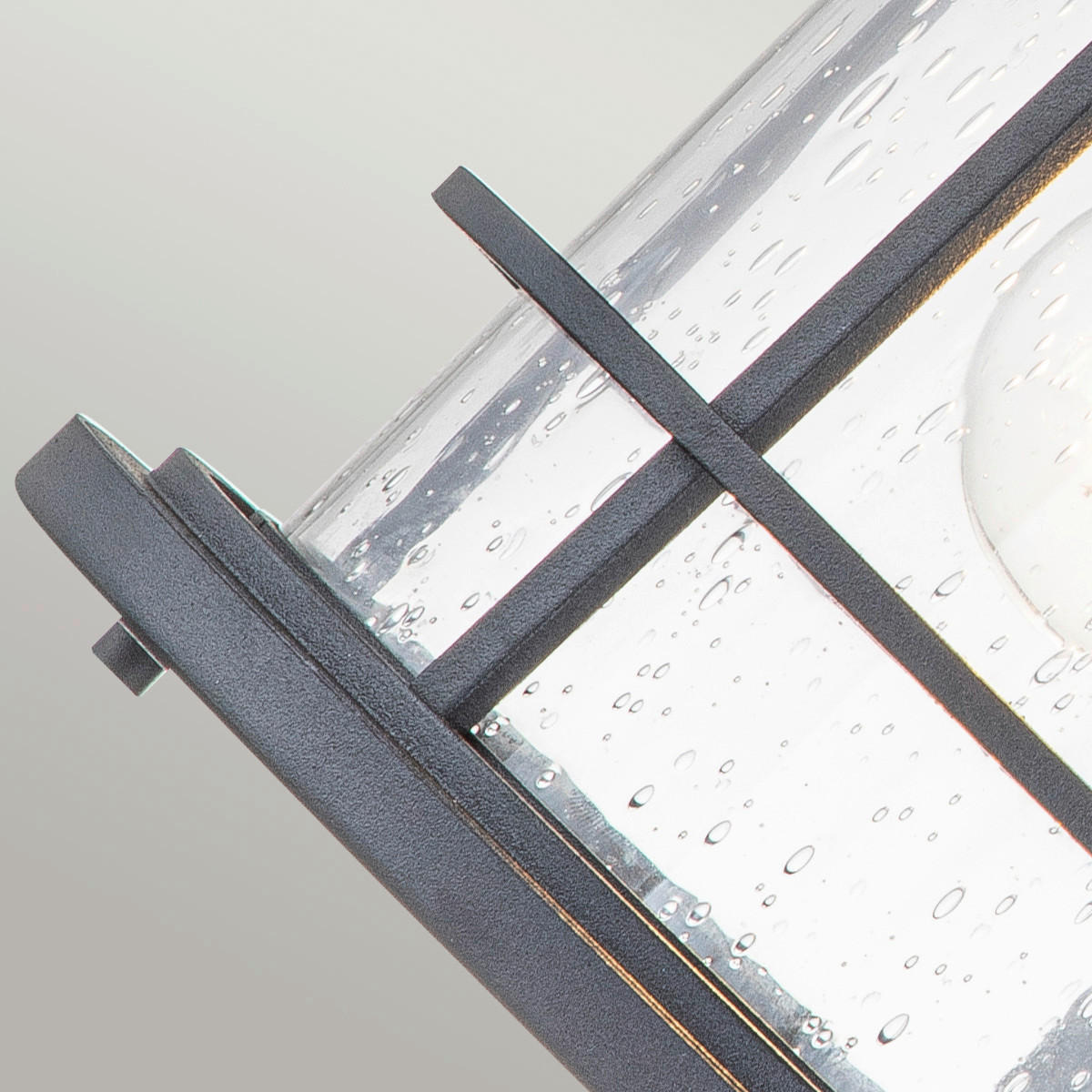AUSSENWANDLEUCHTE - Schwarz, Konventionell, Glas/Metall (18,1/22,9/35,2cm) - Elstead Lighting