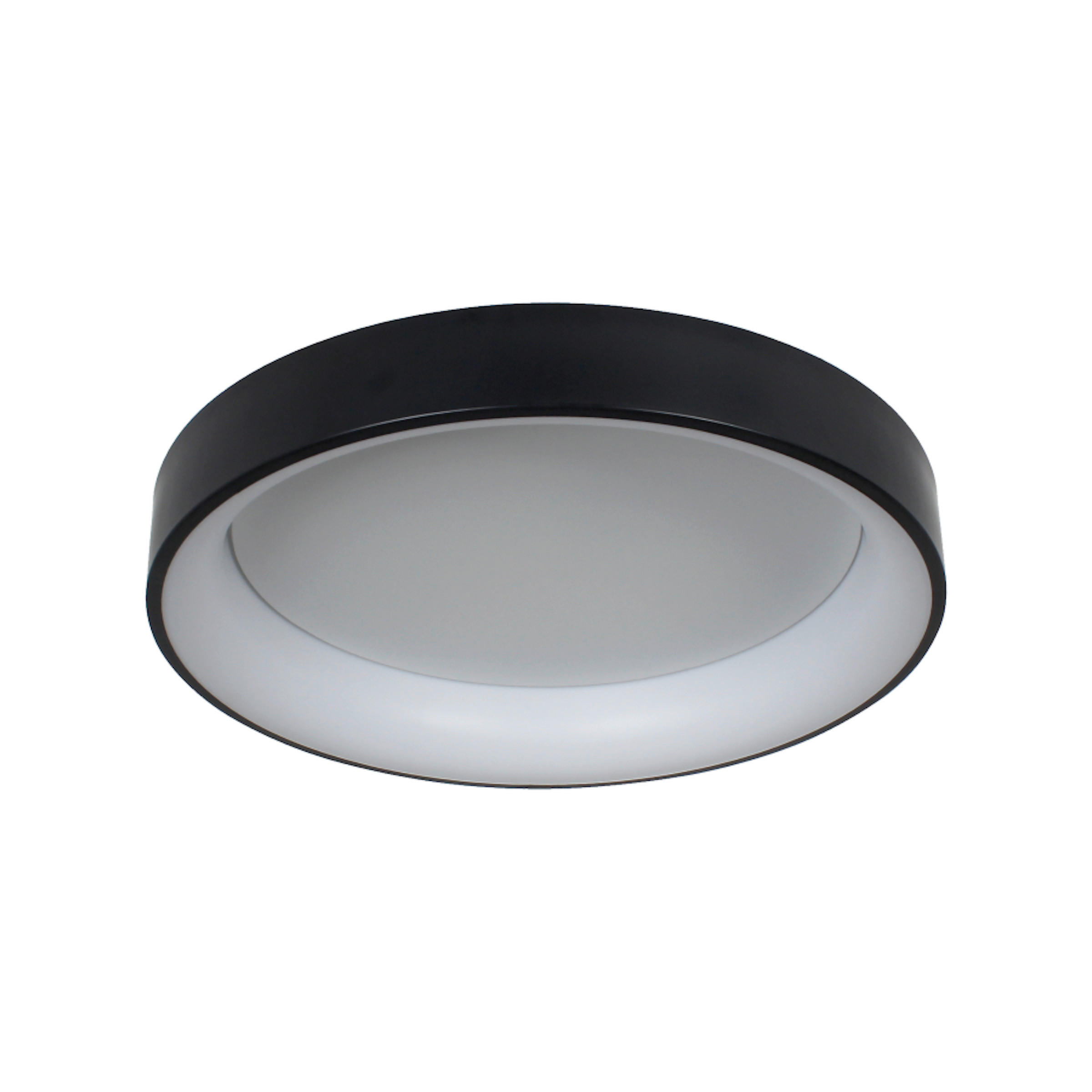 LED-DECKENLEUCHTE Georgia  11/60/60 cm  - Schwarz, Design, Metall (11/60/60cm)