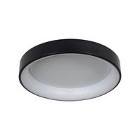 LED-DECKENLEUCHTE Georgia  11/60/60 cm  - Schwarz, Design, Metall (11/60/60cm)