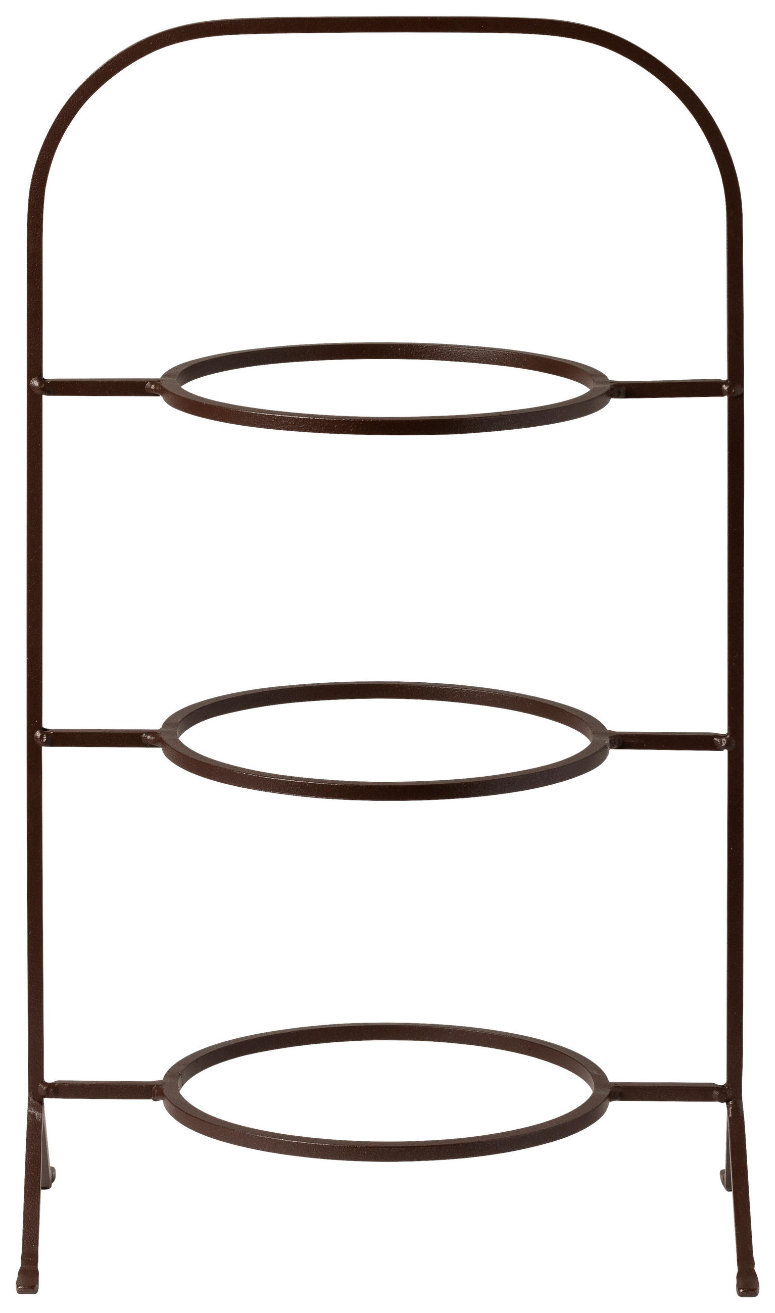 ETAGERE 3-stöckig - Braun, Basics, Metall (28/50cm) - Costa Nova