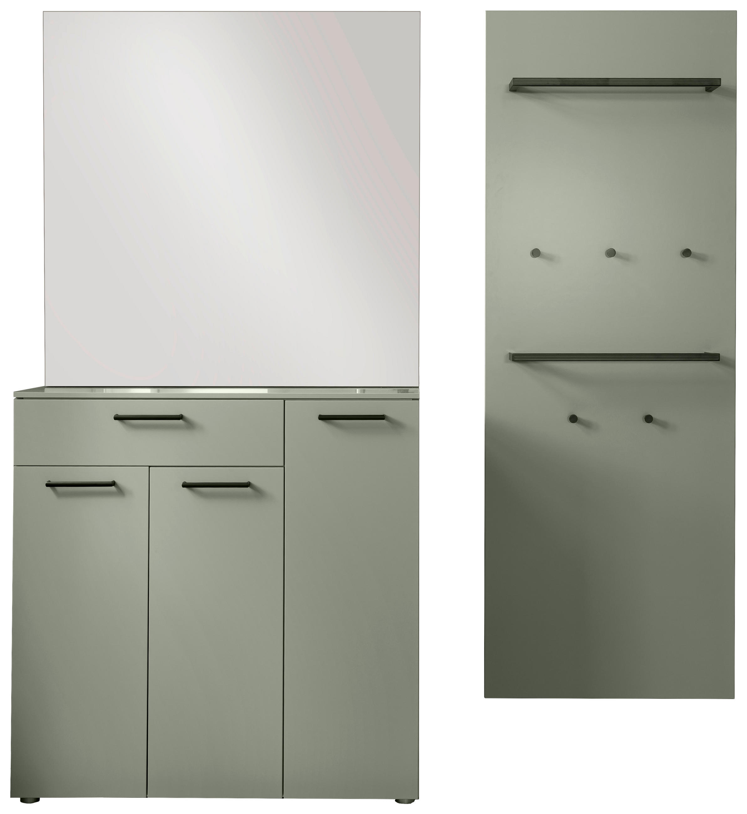GARDEROBE in 190/198/29 cm - Pastellgrün, Design, Holzwerkstoff (190/198/29cm) - Moderano