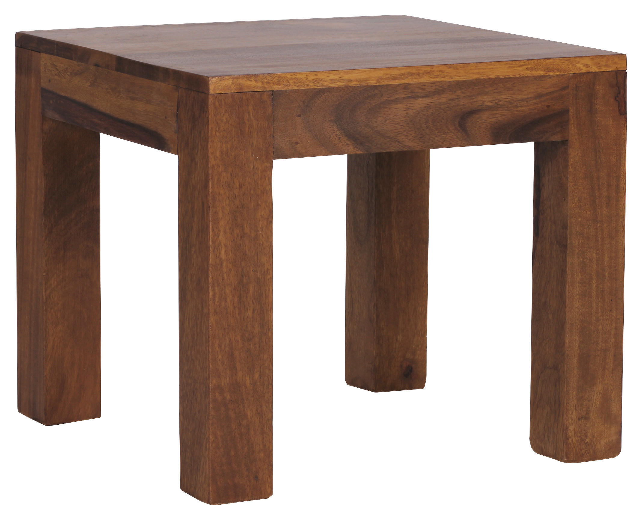 PRÍRUČNÝ STOLÍK, indický palisander, farba indického palisandra - farba indického palisandra, Design, drevo (45/45/40cm) - MID.YOU