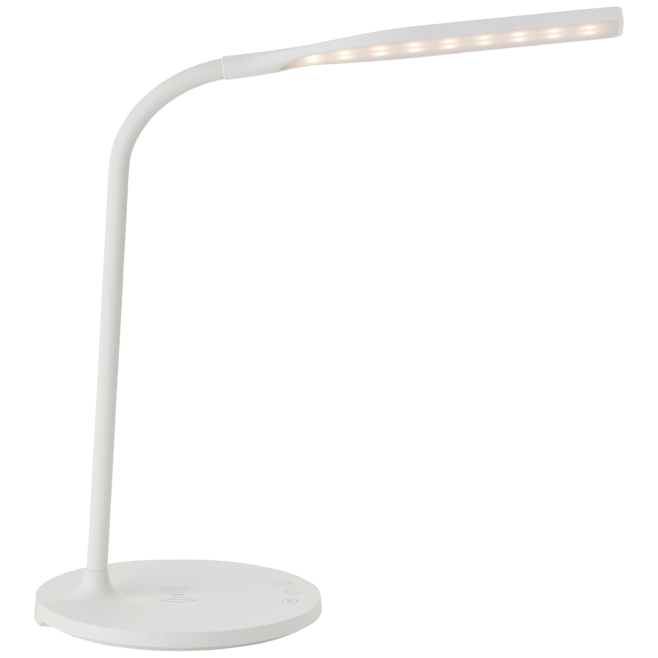 SCHREIBTISCHLEUCHTE 17/34/33 cm   - Weiß, Basics, Kunststoff (17/34/33cm)