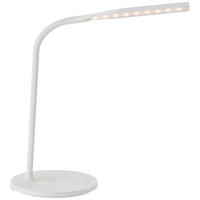 SCHREIBTISCHLEUCHTE 17/34/33 cm   - Weiß, Basics, Kunststoff (17/34/33cm) - Brilliant