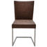 SCHWINGSTUHL in Metall, Textil Braun, Edelstahlfarben - Edelstahlfarben/Braun, Design, Textil/Metall (48/91,5/67cm) - Dieter Knoll SCHWINGSTUHL in Metall, Textil Braun, Edelstahlfarben - Edelstahlfarben/Braun, Design, Textil/Metall (48/91,5/67cm) - Dieter Knoll