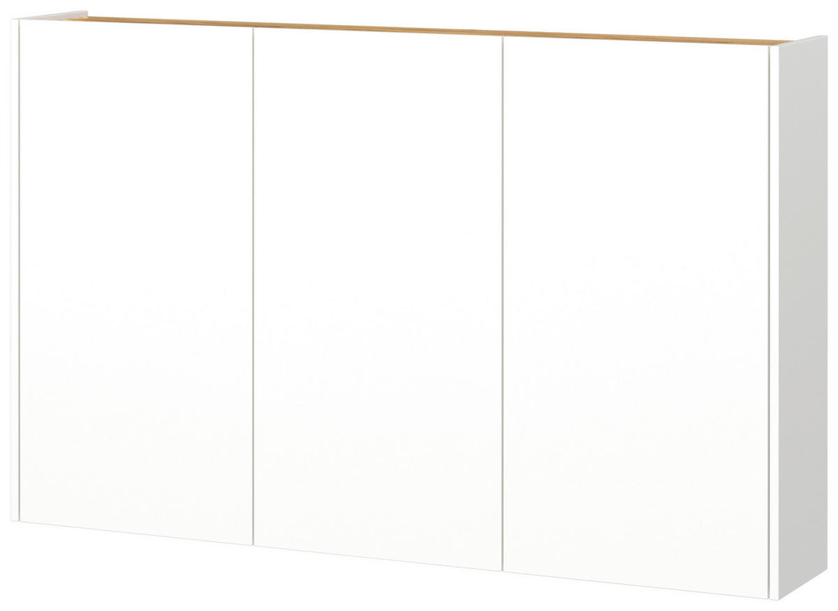 HÄNGESCHUHSCHRANK Weiß, Eichefarben  - Eichefarben/Weiß, Design, Holzwerkstoff (138/87/25cm)