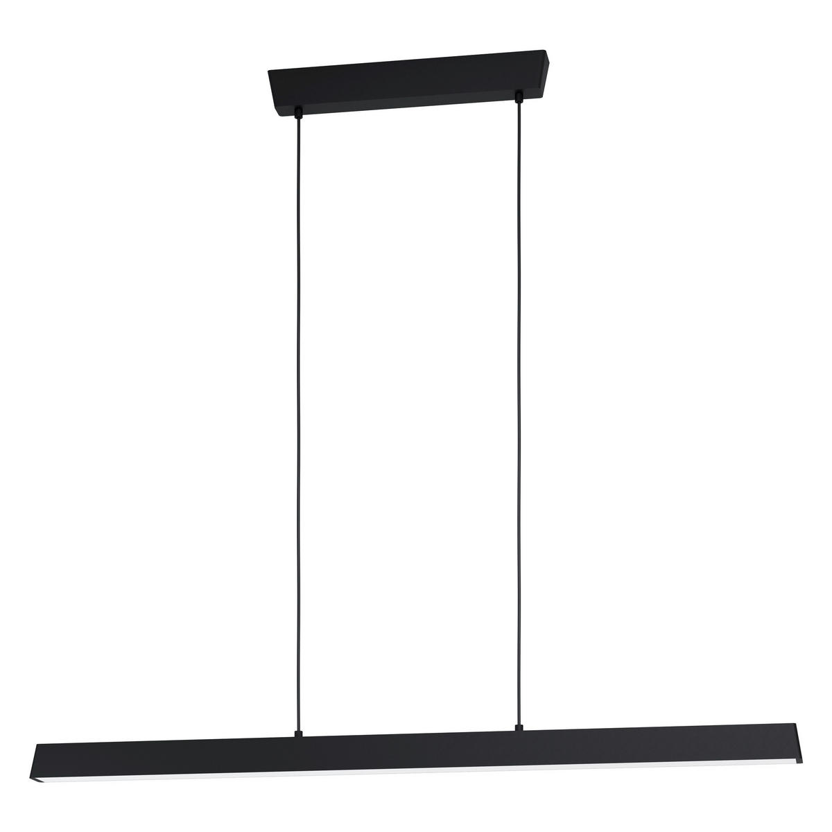 LED-HÄNGELEUCHTE Simolaris-Z 122/5,5/110 cm   - Schwarz/Weiß, Design, Kunststoff/Metall (122/5,5/110cm) - Eglo