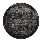 WEBTEPPICH 200 cm Calais Grau, Schwarz rund  - Schwarz/Grau, Design, Textil (200cm) - Dieter Knoll