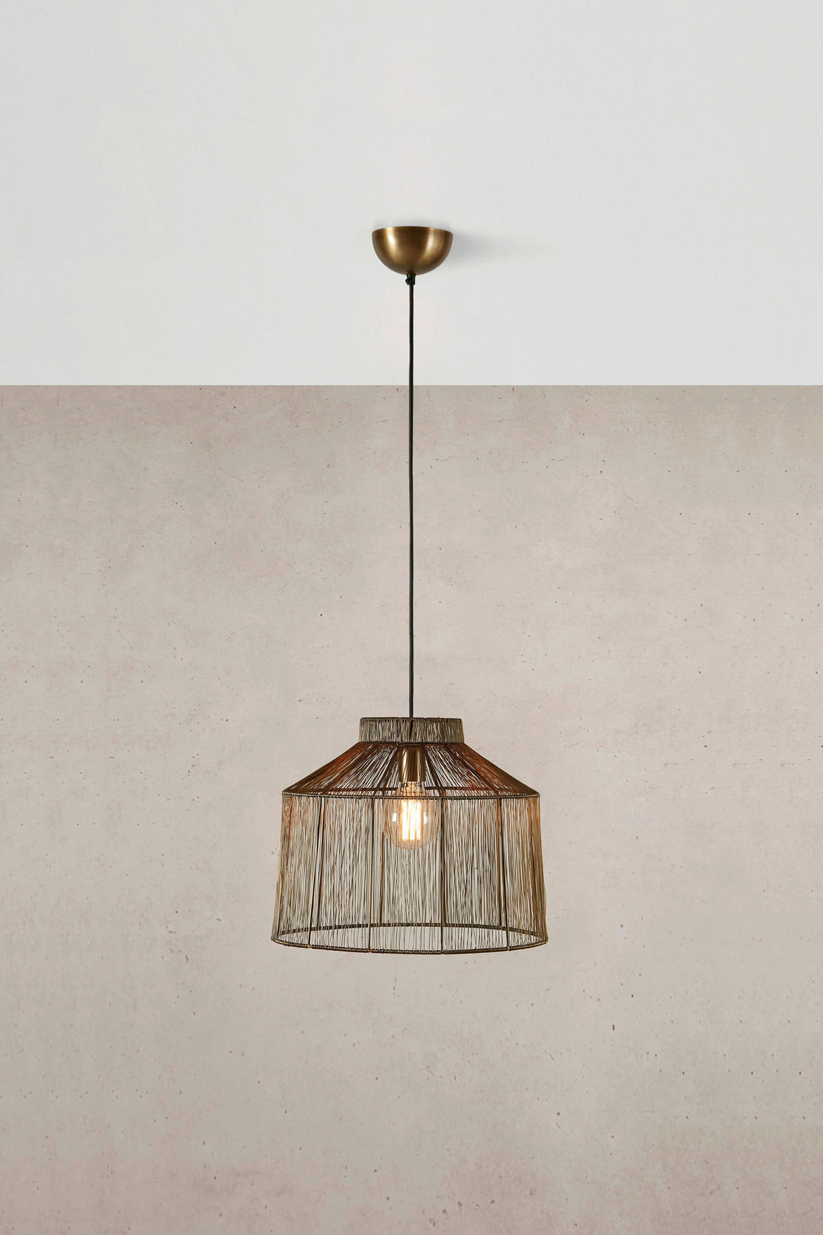 HÄNGELEUCHTE 42/27/34 cm   - Messingfarben, Basics, Metall (42/27/34cm) - Markslöjd