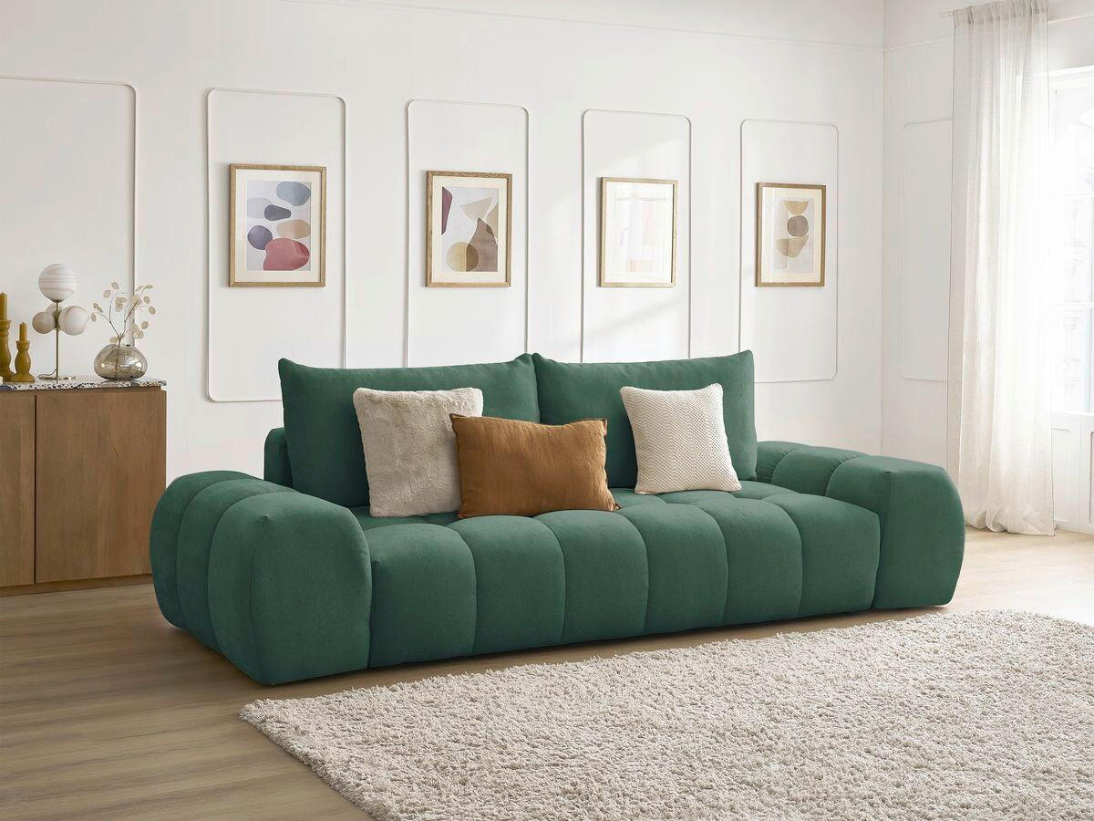 XXXLutz 3-Sitzer-Sofa Everest Grün 278x90x115 cm