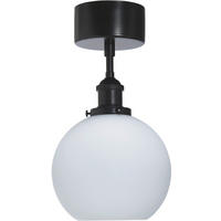 DECKENLEUCHTE  20/36 cm    - Schwarz, Design, Glas (20/36cm)