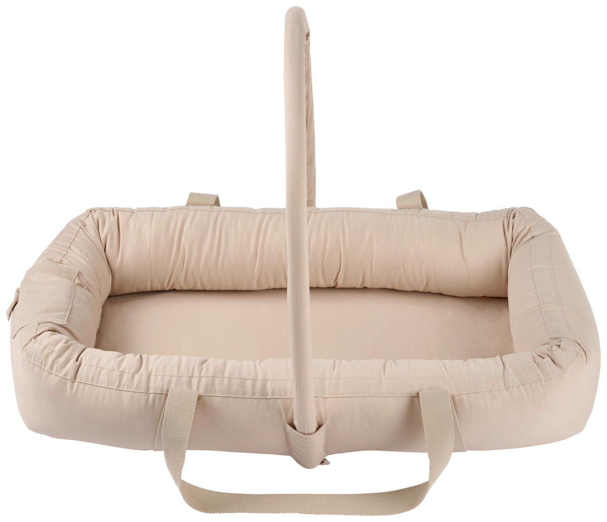 NESTCHEN Babynest with arch   45/82 cm  - Beige, Basics, Textil (45/82cm) - Patinio