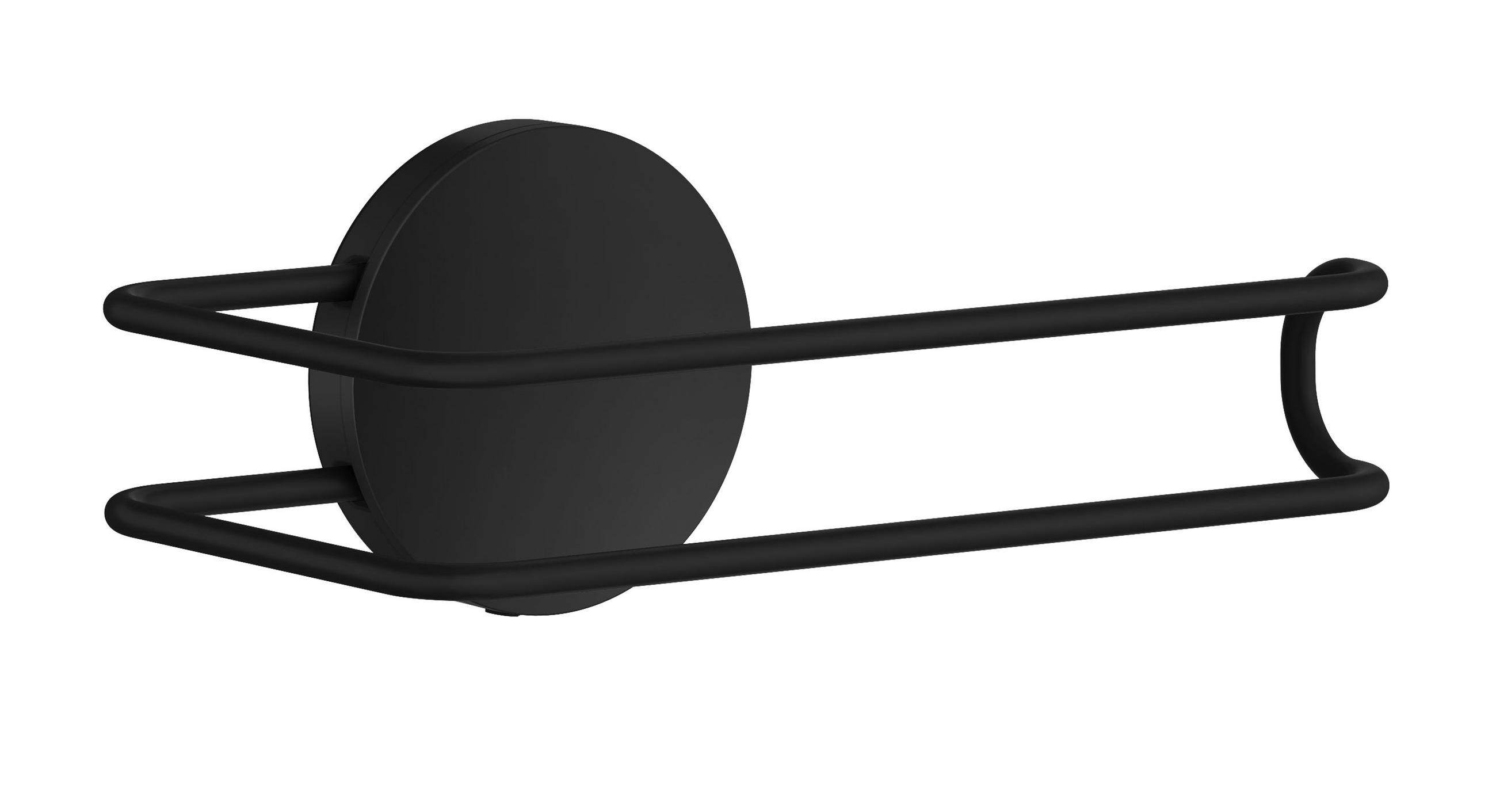 TOILETTENPAPIERHALTER - Schwarz, Basics, Metall (13,4/5,5/7,3cm) - Smedbo