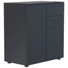 KOMMODE  in 70/77/39 cm  - Anthrazit, MODERN, Holzwerkstoff/Kunststoff (70/77/39cm) - MID.YOU