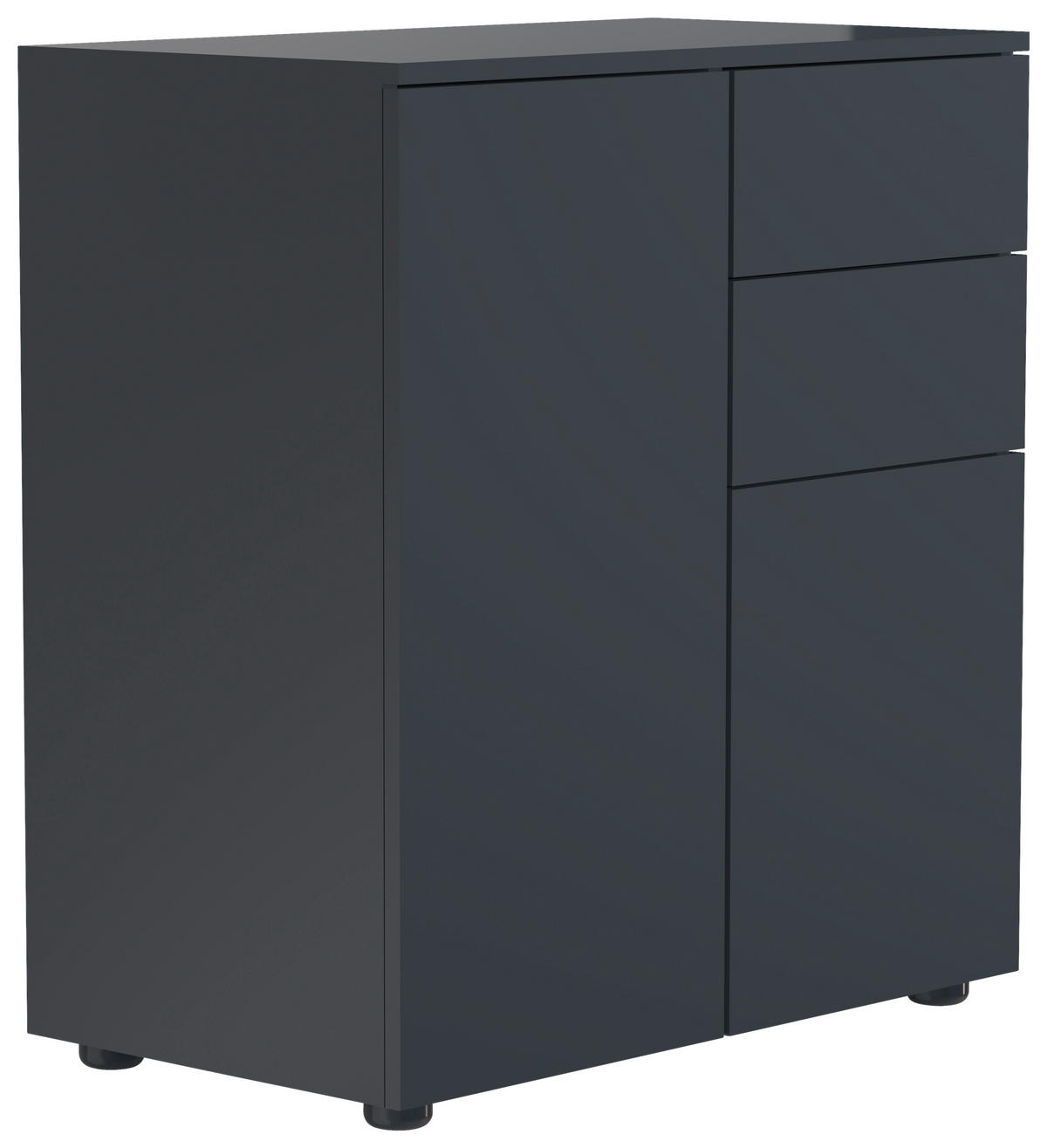 KOMMODE  in 70/77/39 cm  - Anthrazit, MODERN, Holzwerkstoff/Kunststoff (70/77/39cm) - MID.YOU