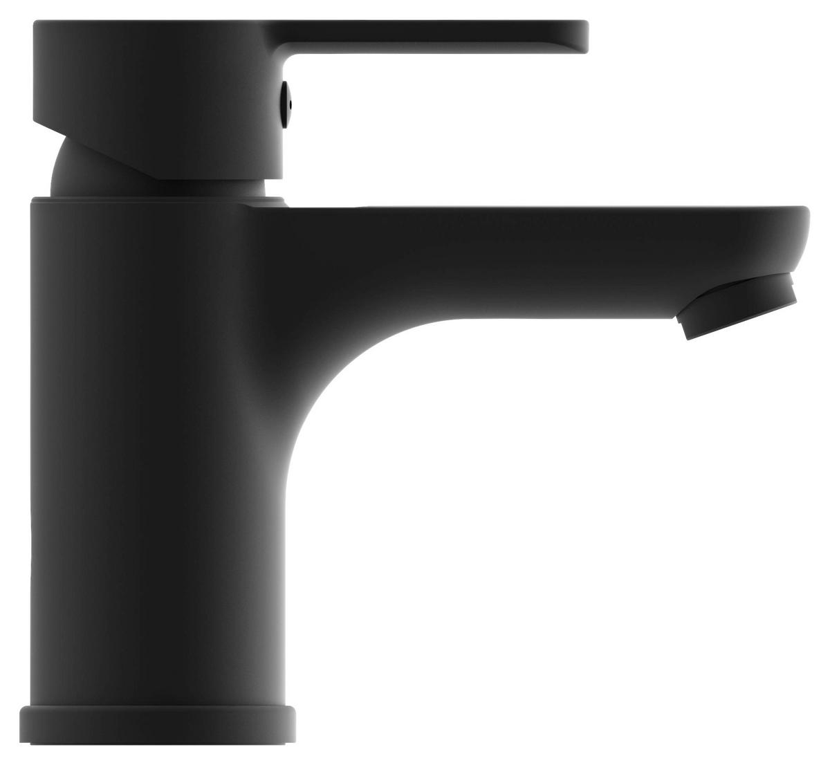 WASCHTISCHARMATUR 44106  - Schwarz, Basics, Metall (14,5/13/5cm) - Schütte