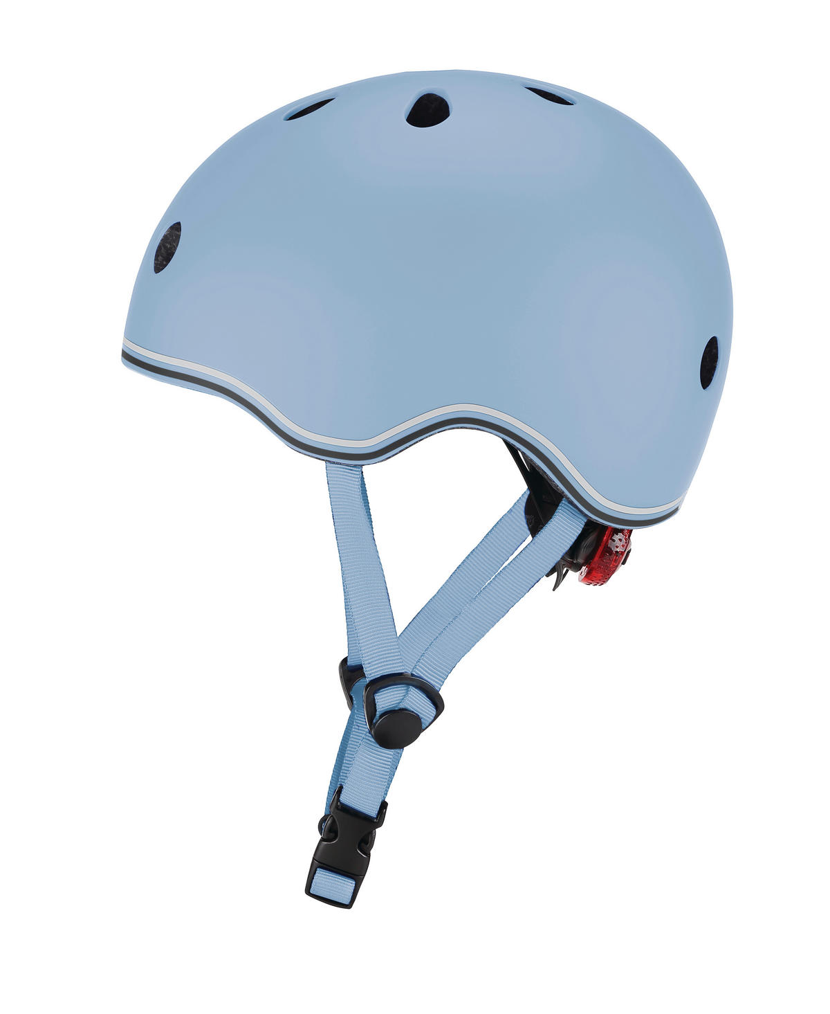 KINDERHELM HELM GO-UP LIGHTS  - Pastellblau, Basics, Kunststoff (24/21/14,5cm) - GLOBBER