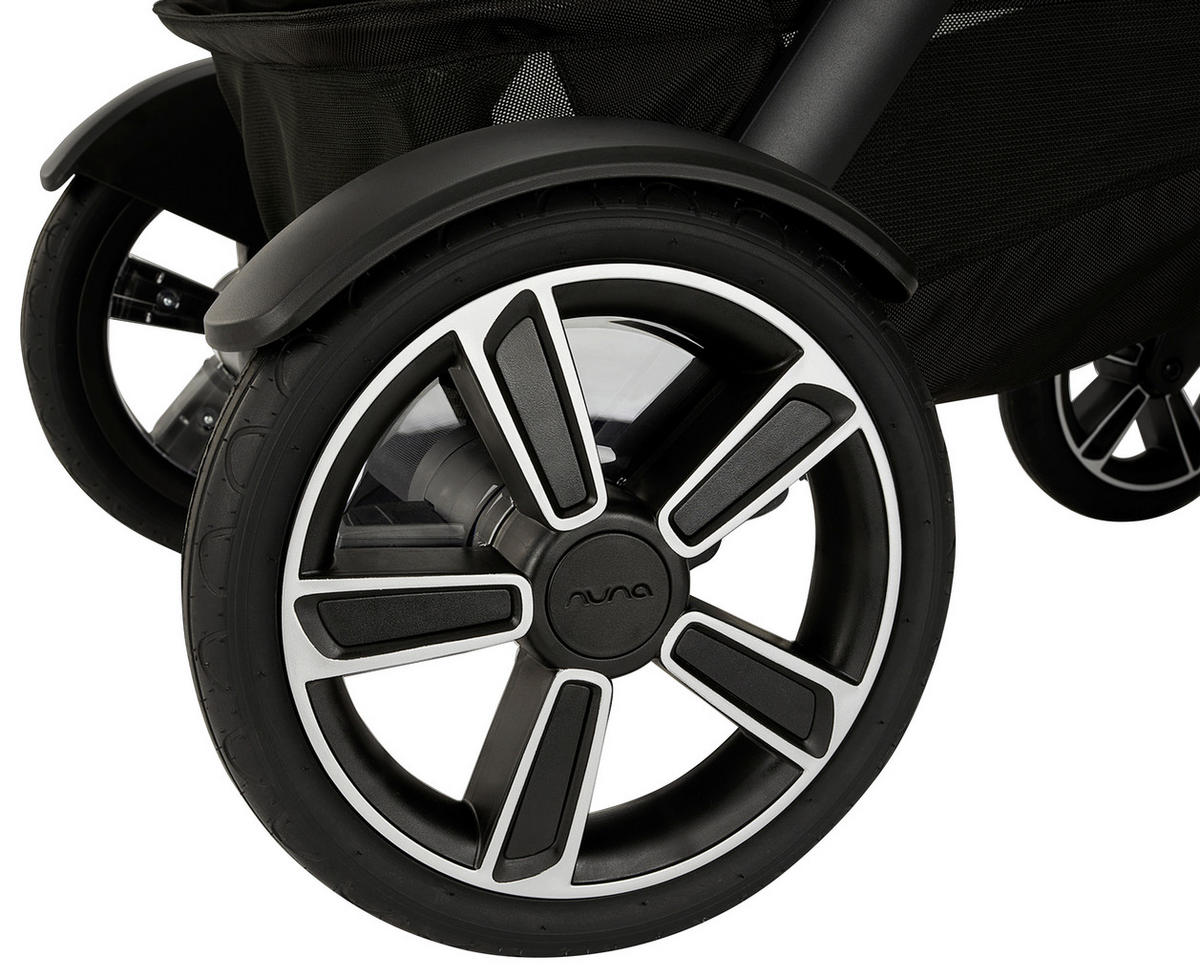 GESCHWISTERWAGEN Demi next  - Schwarz, Basics, Textil/Metall (63/123/83cm) - Nuna
