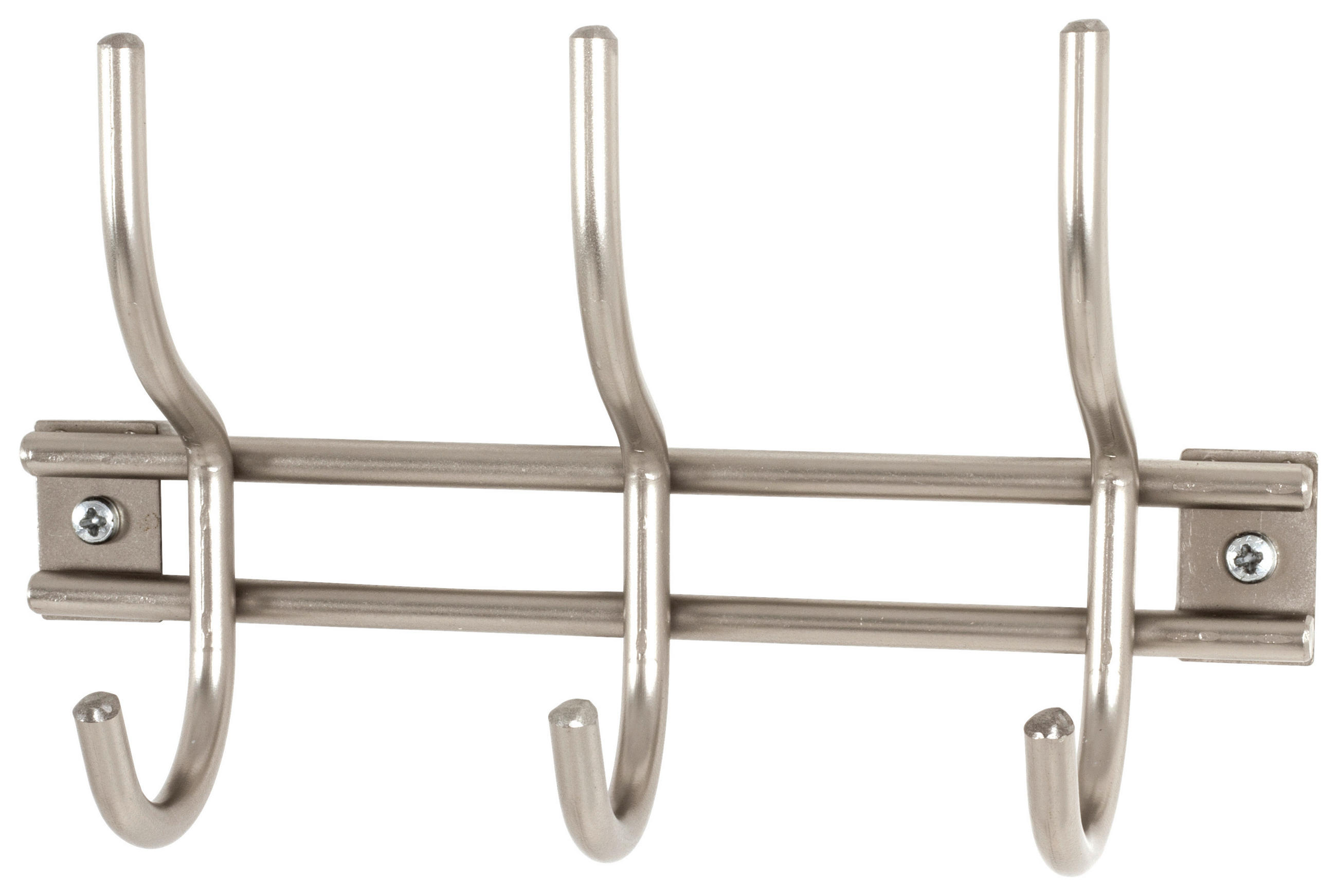 VEŠIAKOVÁ LIŠTA - farba ušľachtilej ocele, kov (22/14/8cm) - Xora