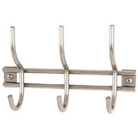 ŠATNÍ LIŠTA - barvy nerez oceli, kov (22/14/8cm) - Xora