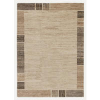 WOLLTEPPICH 120/180 cm Natura Silk Greny Creme, Naturfarben rechteckig  - Creme/Naturfarben, Basics, Textil (120/180cm) - Cazaris