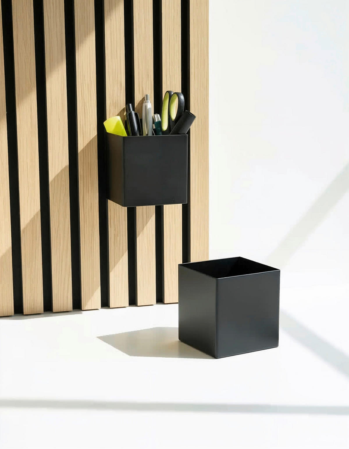 AKUSTIKPANEEL-ZUBEHÖR  - Schwarz, Basics, Metall (6,5/6,5/6,5cm)