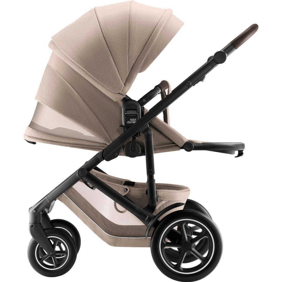KINDERWAGEN  Smile 5Z  Teak  - Hellbraun/Grau, Basics, Textil/Metall (57/112/97.7cm) - Britax Römer