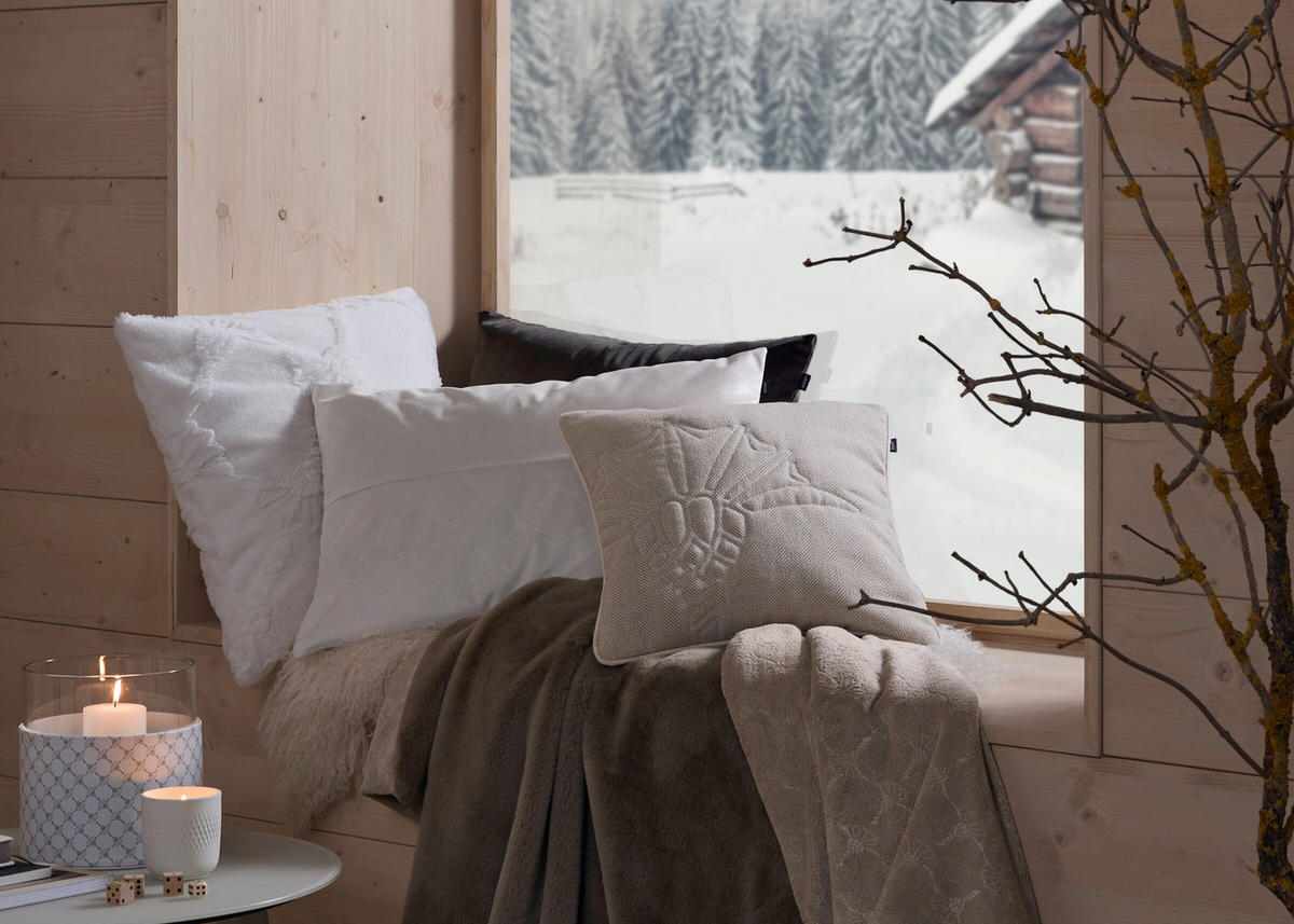 KISSENBEZUG SUBLIME 50/50 cm  - Weiß, Basics, Textil (50/50cm) - Joop!