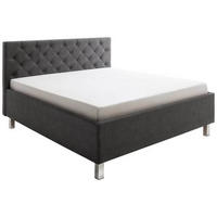 POLSTERBETT 180/200 cm  in Anthrazit  - Anthrazit, Modern, Holzwerkstoff/Textil (180/200cm) - Xora