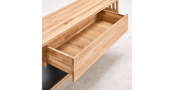 LOWBOARD  in 171/50/45 cm  - Eichefarben/Schwarz, Natur, Holz/Holzwerkstoff (171/50/45cm) - Linea Natura