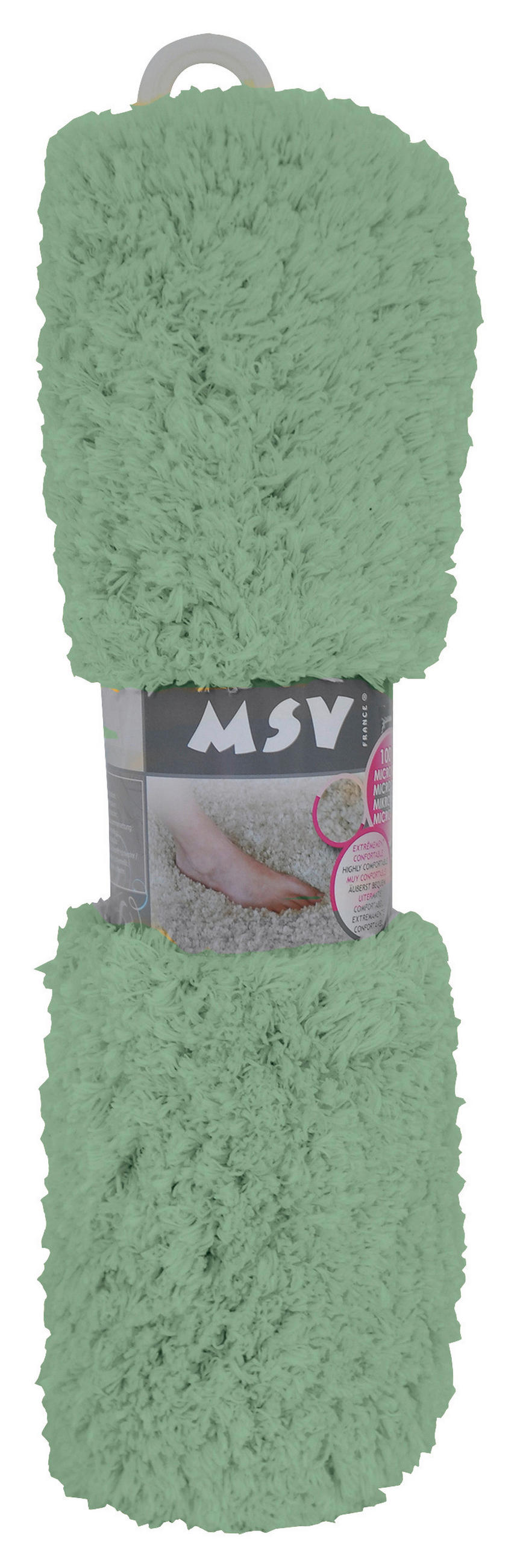 BADTEPPICH Grün  - Grün, KONVENTIONELL (50/70cm) - Spirella